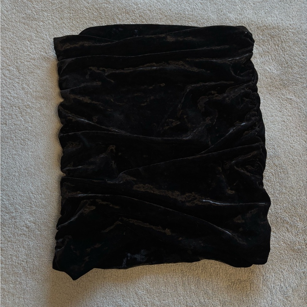 Free People Velvet Tube Top Size Small